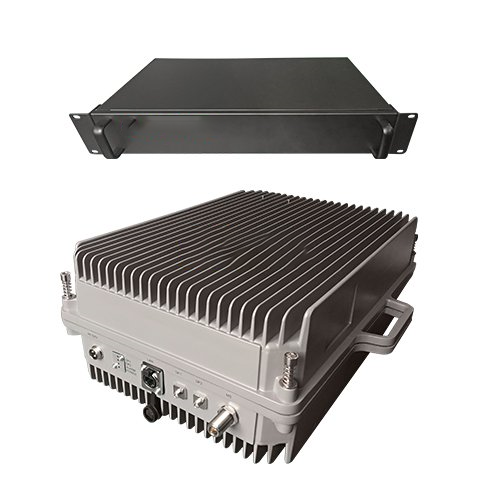  灵川350M PDT消防集群警用数字光纤直放站近远端机